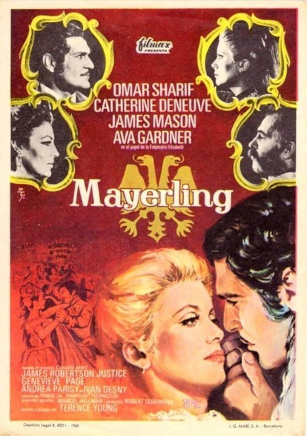 Mayerling (1968) - Historical Drama & Romance Film Movie Poster | Film Wall Art Print