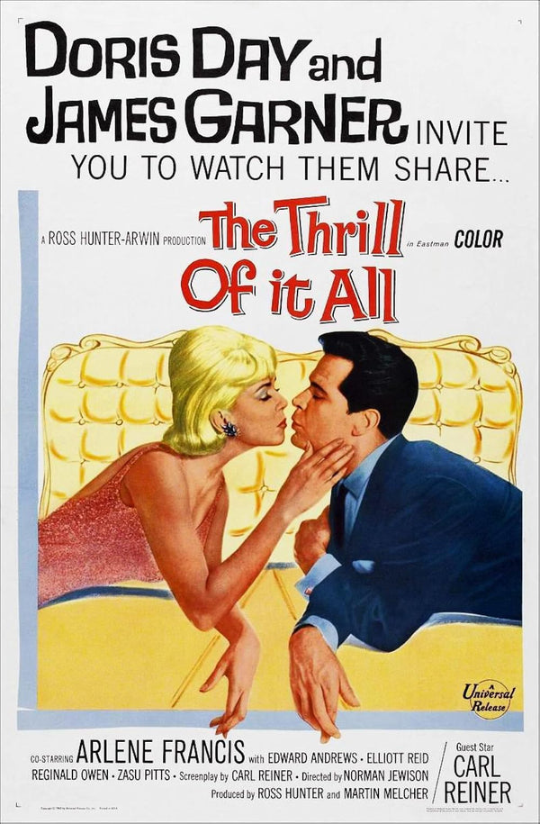 Thrill of it All: Classic Comedy Romance Movie Poster (1963) Movie Poster | Film Wall Art Print