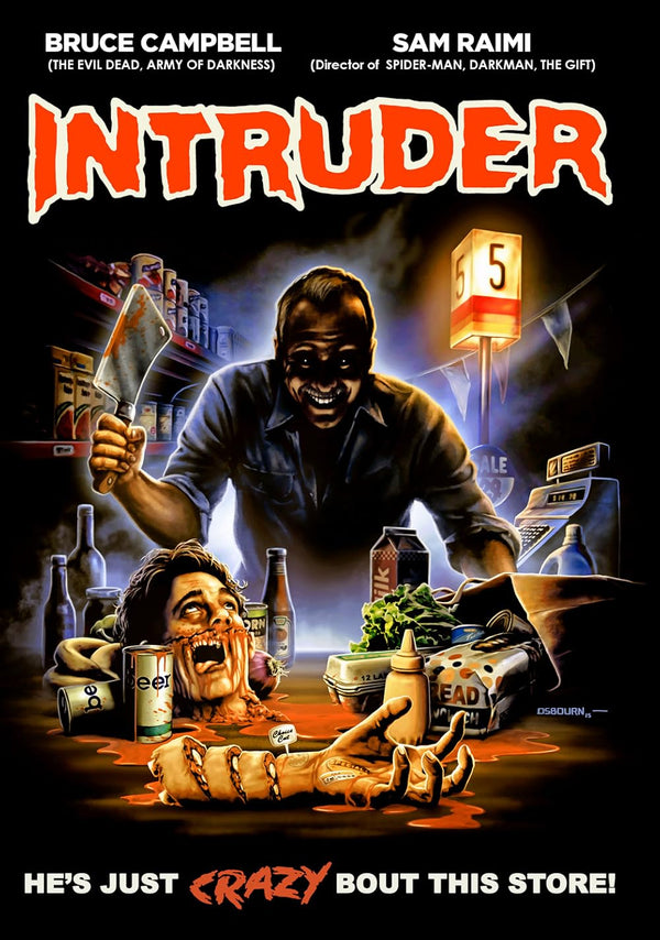Intruder (1989) - Chilling Horror Thriller Poster Movie Poster | Film Wall Art Print