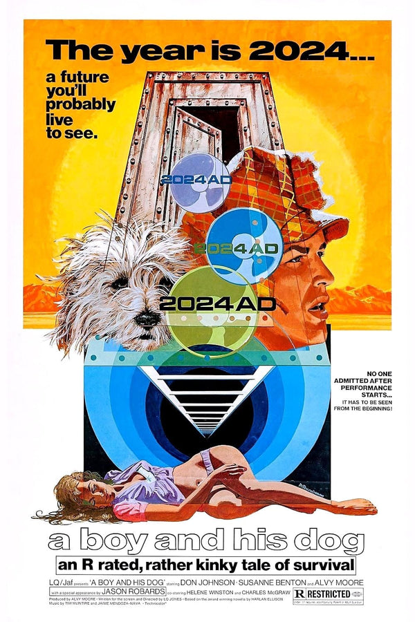 Boy and His Dog (1975) - Sci-Fi Comedy Drama Movie Poster Movie Poster | Film Wall Art Print