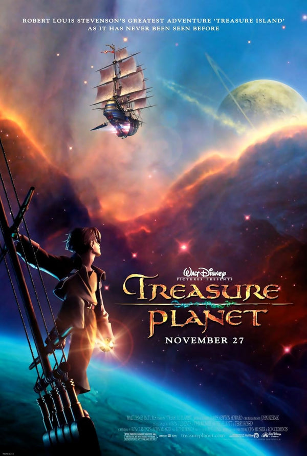 Treasure Planet Movie Poster - Disney Sci-Fi Adventure Movie Poster | Film Wall Art Print