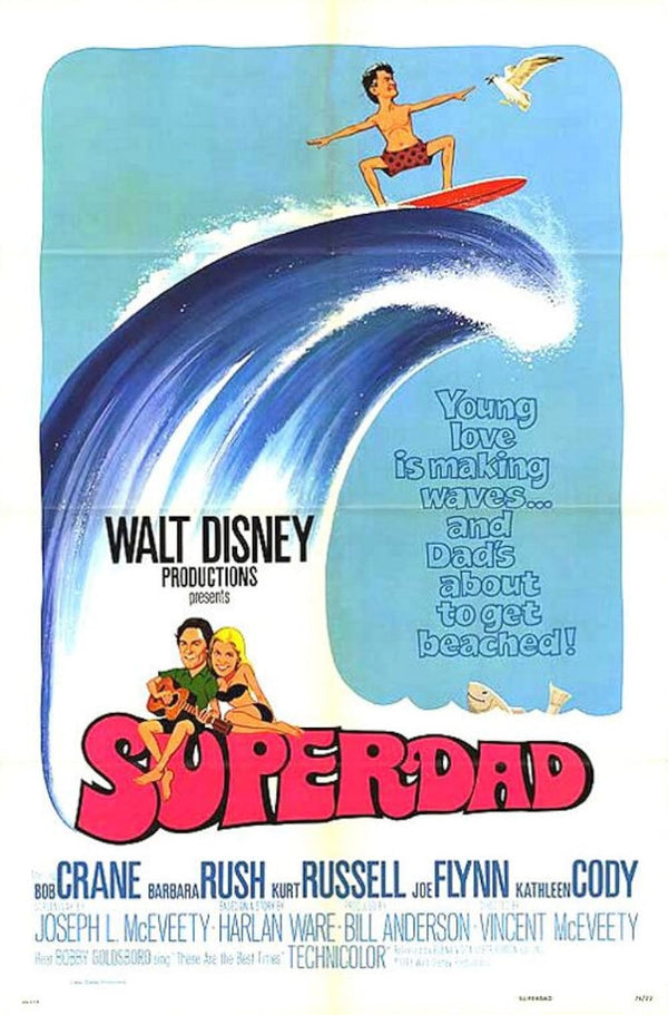 Superdad (1973) - Hilarious Family Comedy Movie Poster Movie Poster | Film Wall Art Print