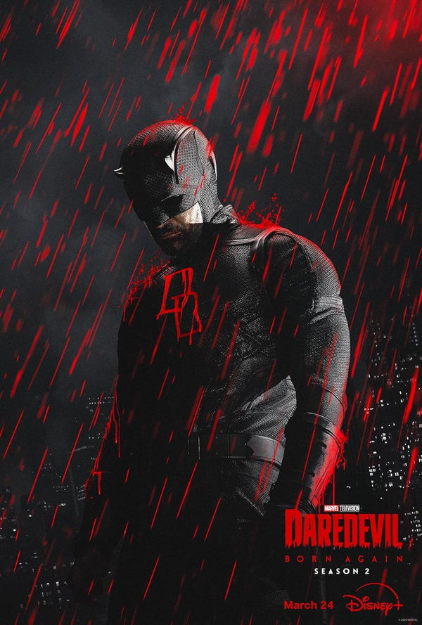 Daredevil: Born Again - Official TV Series Poster | Marvel Movie Poster | Film Wall Art Print