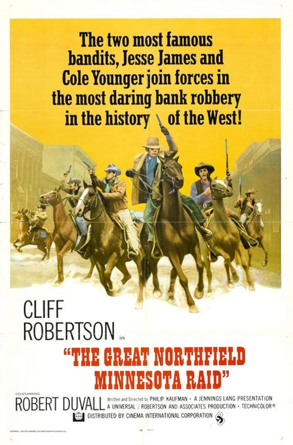 Great Northfield Minnesota Raid (1972) Western Drama Movie Poster Movie Poster | Film Wall Art Print