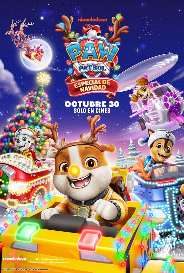 Paw Patrol Christmas 2025 Family Animation Movie Poster Movie Poster | Film Wall Art Print