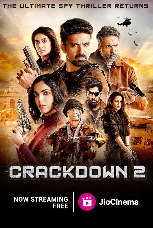 Crackdown TV Series Poster – Action, Crime, Drama Thrills Movie Poster | Film Wall Art Print