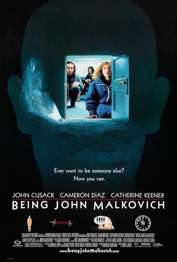 Being John Malkovich (1999) | Surreal Comedy-Drama Fantasy Poster Movie Poster | Film Wall Art Print