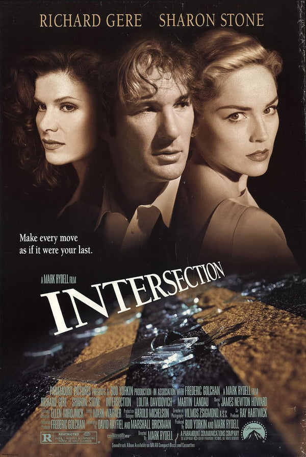 Intersection (1994) - Heartwarming Drama & Romance Movie Poster Movie Poster | Film Wall Art Print