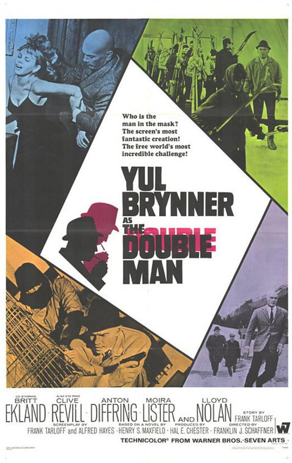 Double Man (1967) – Mystery Thriller Poster | Retro Film Art Movie Poster | Film Wall Art Print