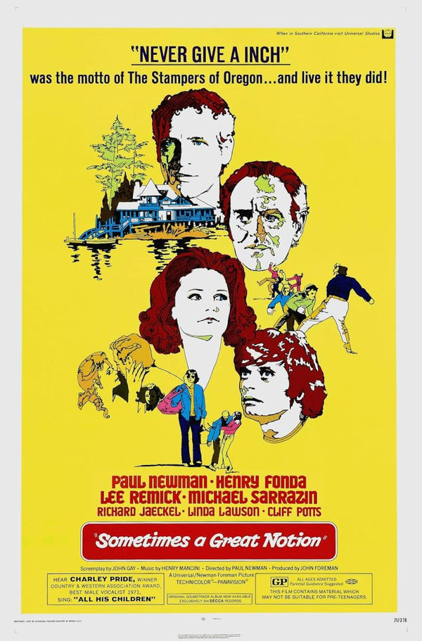Sometimes a Great Notion (1971) Action Adventure Drama Movie Poster Movie Poster | Film Wall Art Print