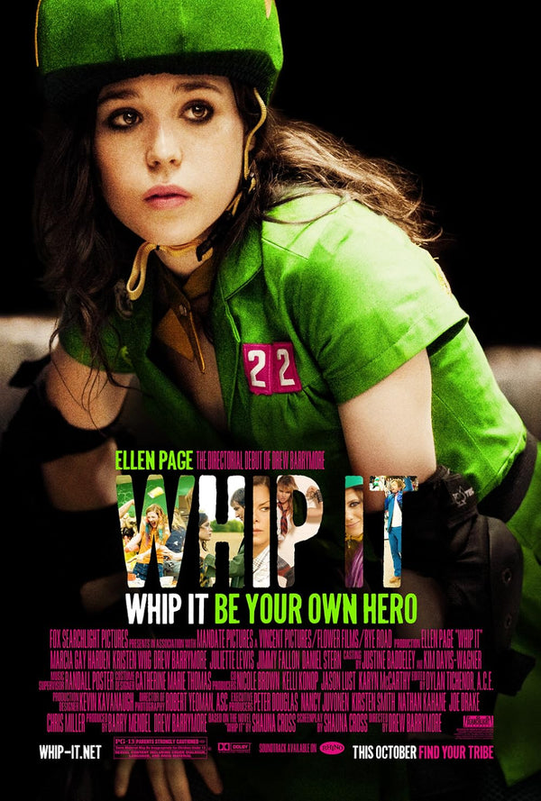 Whip It (2009) Movie Poster – Drama, Sport, Female Empowerment Movie Poster | Film Wall Art Print