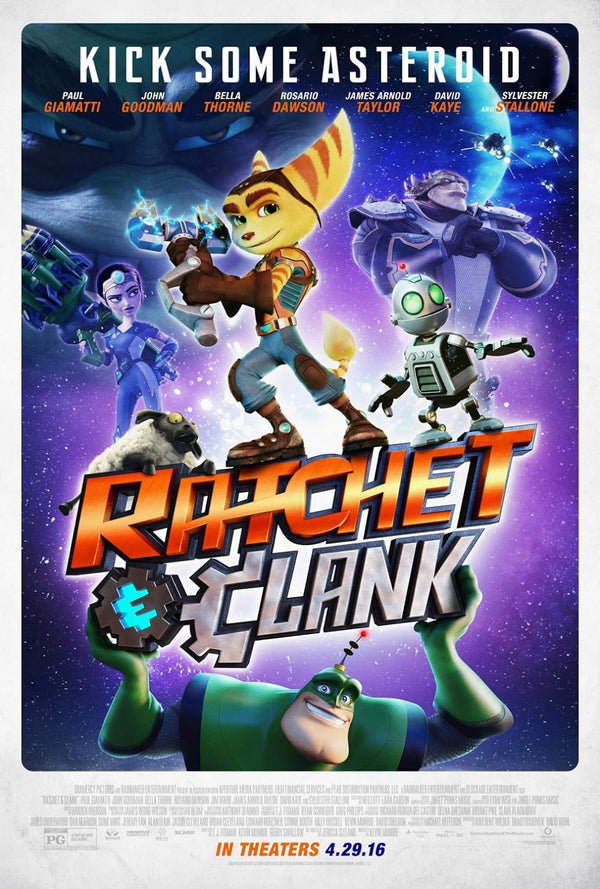 Ratchet and Clank (2016) - Animated Action Adventure Movie Movie Poster | Film Wall Art Print