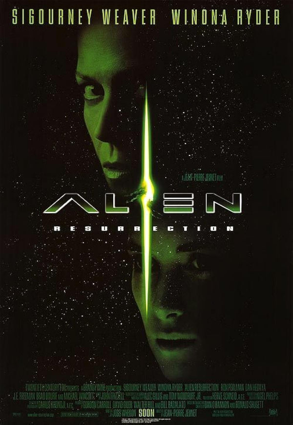 Alien Resurrection (1997) - Action Horror Sci-Fi Movie Poster Movie Poster | Film Wall Art Print