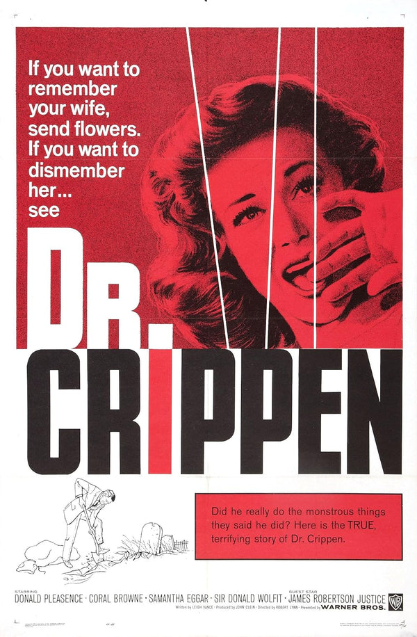 Dr. Crippen (1963) – Biography, Crime, Drama Movie Poster Movie Poster | Film Wall Art Print