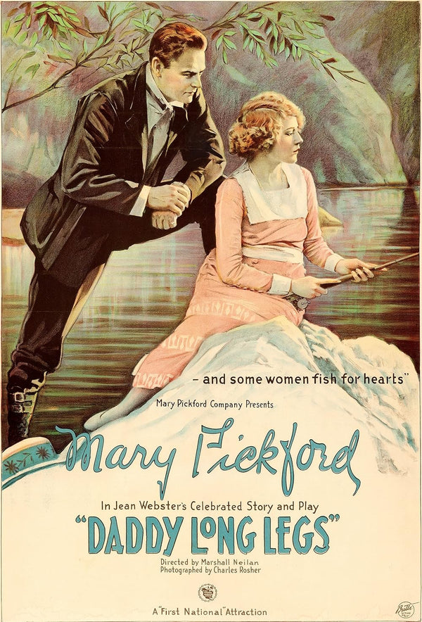 Daddy Long Legs (1919) - Silent Comedy Drama Musical Film Movie Poster | Film Wall Art Print
