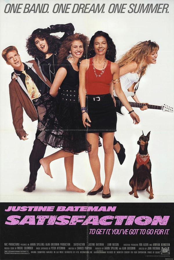 Satisfaction (1988) - Comedy, Music, Romance Movie Poster Movie Poster | Film Wall Art Print