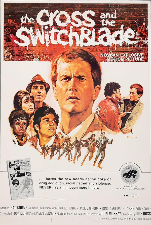 Cross and the Switchblade (1970) - Biography, Crime, Drama Movie Poster Movie Poster | Film Wall Art Print