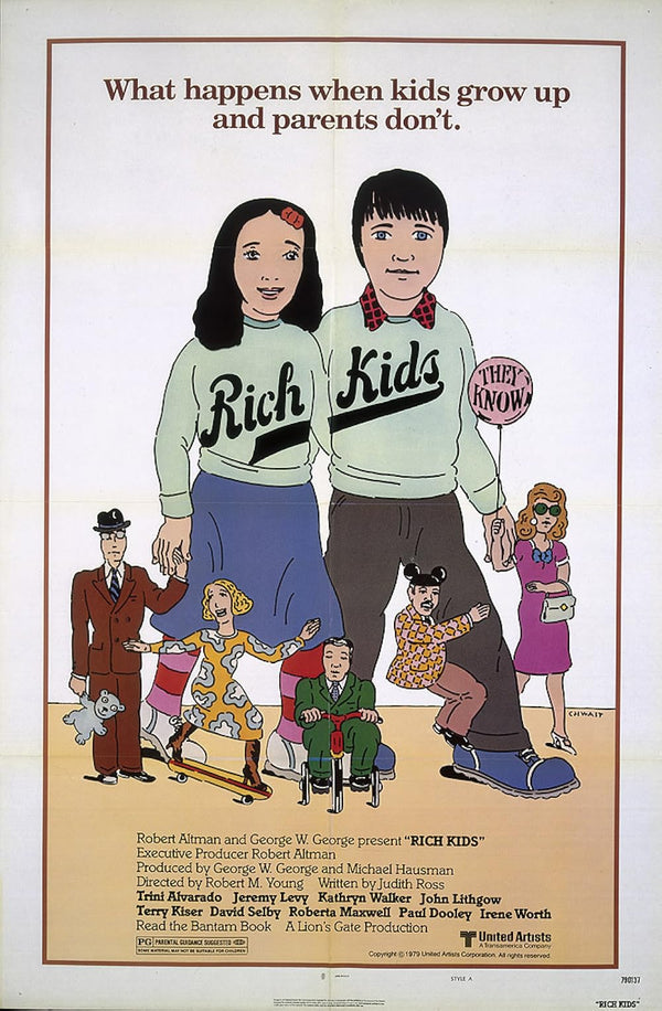 Rich Kids (1979) - A Hilarious and Heartfelt Comedy Drama Movie Poster | Film Wall Art Print