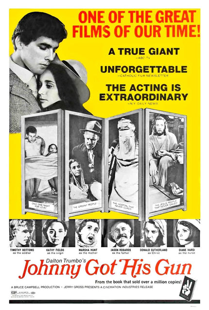 Johnny Got His Gun (1971) – Powerful War Drama Poster Movie Poster | Film Wall Art Print