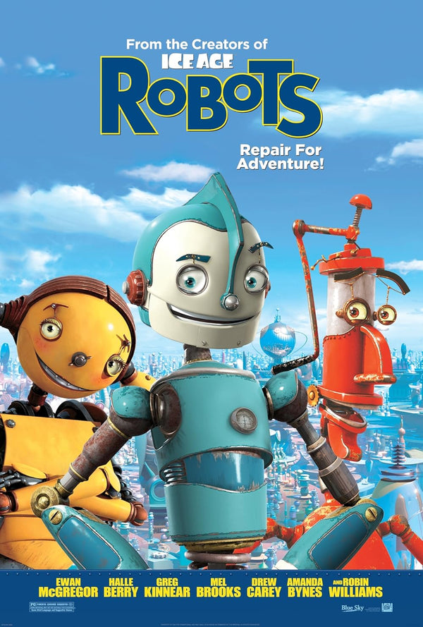 Robots (2005) Movie Poster – Animation Adventure Comedy Movie Poster | Film Wall Art Print