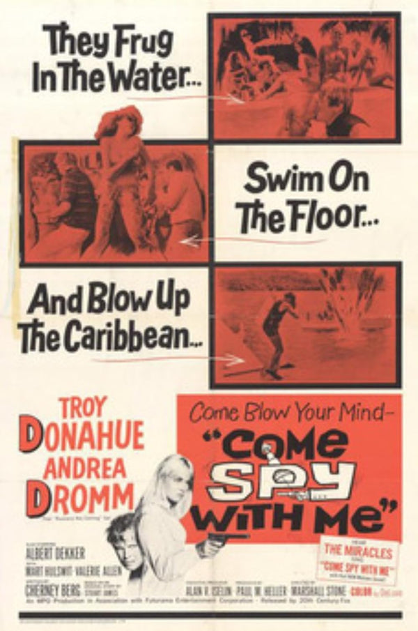 Come Spy With Me (1967) - Classic Action Drama Poster Movie Poster | Film Wall Art Print