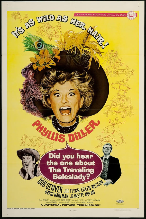Traveling Saleslady (1968) – Classic Comedy Movie Poster Movie Poster | Film Wall Art Print