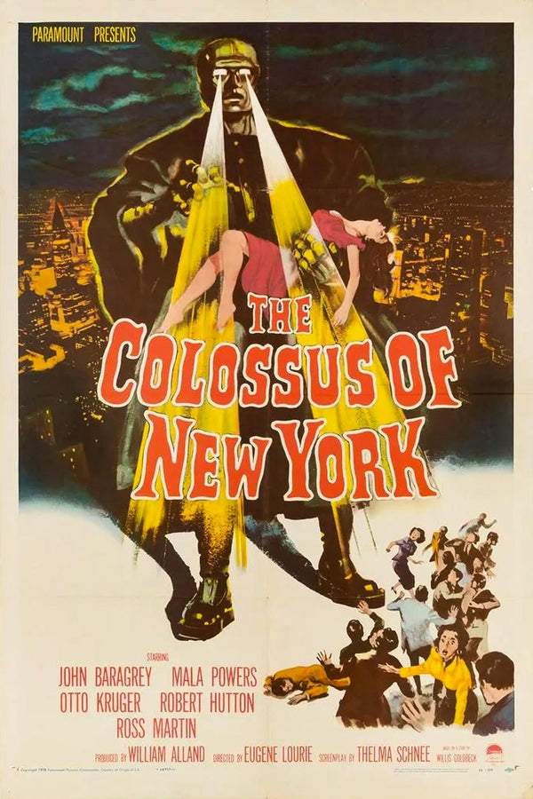 Colossus of New York (1958) – Classic Horror Sci-Fi Poster Movie Poster | Film Wall Art Print