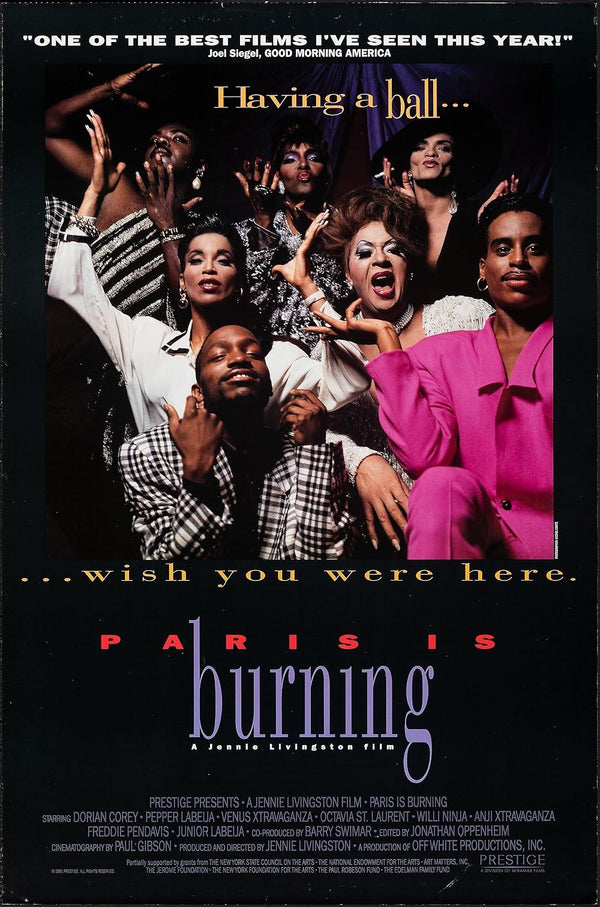 Paris is Burning Movie Poster - Iconic 1990 Documentary Art Movie Poster | Film Wall Art Print
