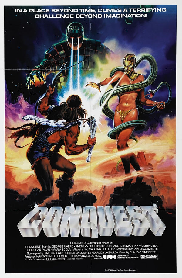 Conquest (1983) - Action Adventure Fantasy Movie Poster Movie Poster | Film Wall Art Print
