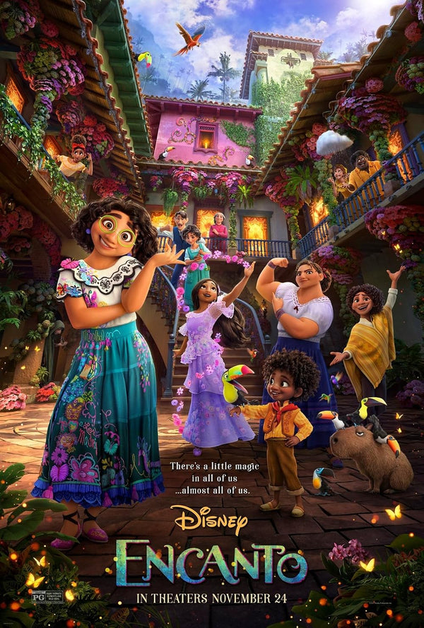 Encanto (French) 2021 - Animated Family Comedy Movie Poster Movie Poster | Film Wall Art Print