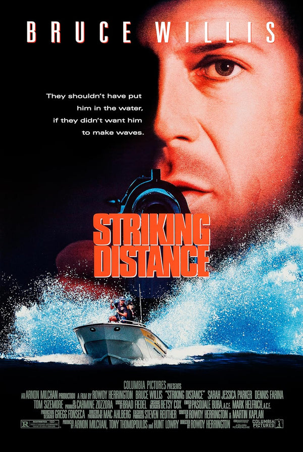 Striking Distance (1993) Action Crime Mystery Movie Poster Movie Poster | Film Wall Art Print