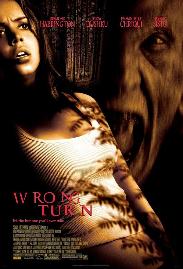 Wrong Turn (2003) - Scary Horror Thriller Poster Movie Poster | Film Wall Art Print