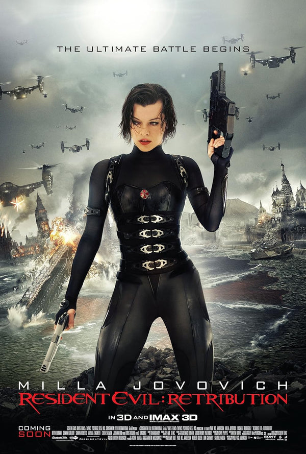 Resident Evil: Retribution (2012) Action Horror Sci-Fi Movie Poster Movie Poster | Film Wall Art Print