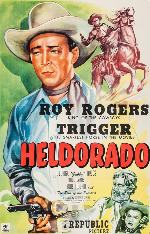 Heldorado (1946) - Classic Western Drama & Music Film Movie Poster | Film Wall Art Print