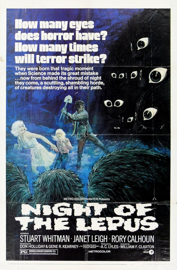 Night of the Lepus (1972) - Drama, Horror, Sci-Fi Movie Movie Poster | Film Wall Art Print