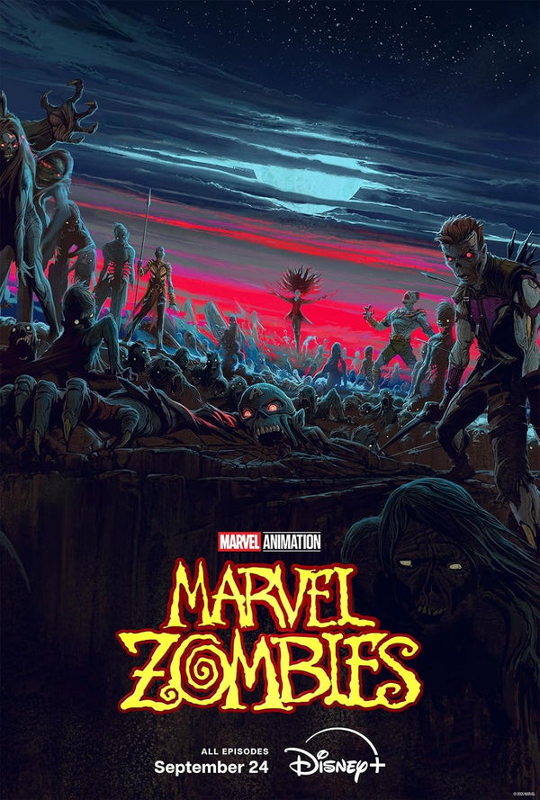 Marvel Zombies TV Series Poster | Animation, Action, Adventure Movie Poster | Film Wall Art Print