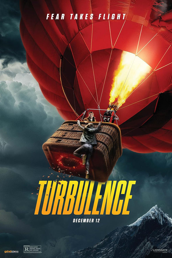 Turbulence (2025) - Action Adventure Drama Movie Poster Movie Poster | Film Wall Art Print