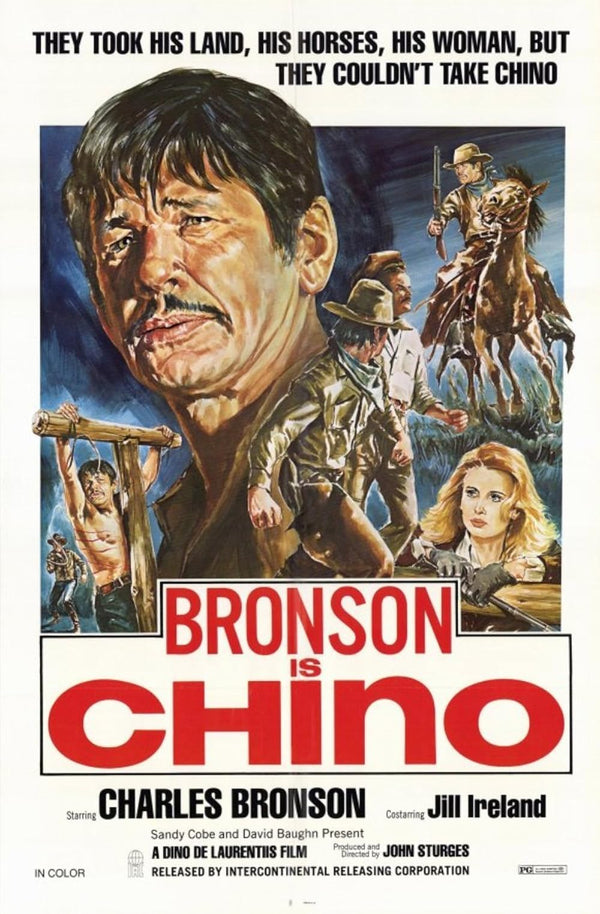 Chino (1973) - Action Adventure Classic Movie Poster Movie Poster | Film Wall Art Print
