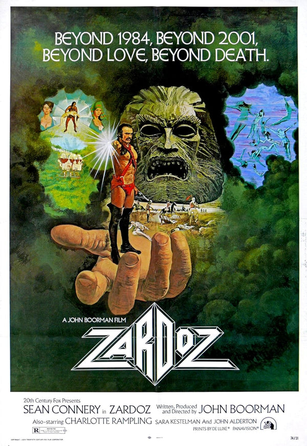 Zardoz (1974) - Cult Sci-Fi Adventure Fantasy Film Movie Poster | Film Wall Art Print