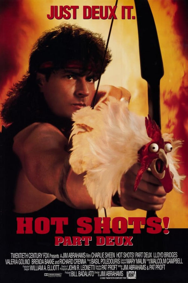 Hot Shots! Part Deux (1993) Action Comedy Movie Poster Movie Poster | Film Wall Art Print