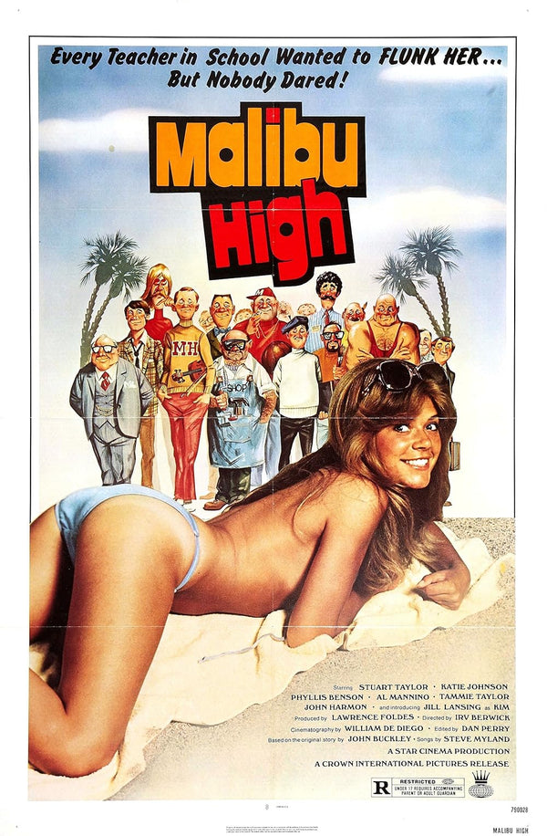 Malibu High (1979) – Crime, Drama, Thriller Movie Poster Movie Poster | Film Wall Art Print