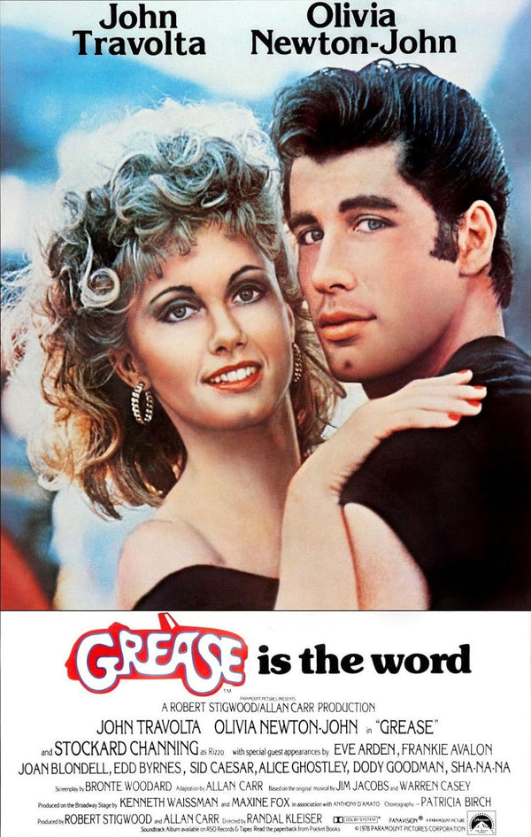 Grease Sing Along (1978) - Iconic Musical Romance Movie Poster | Film Wall Art Print