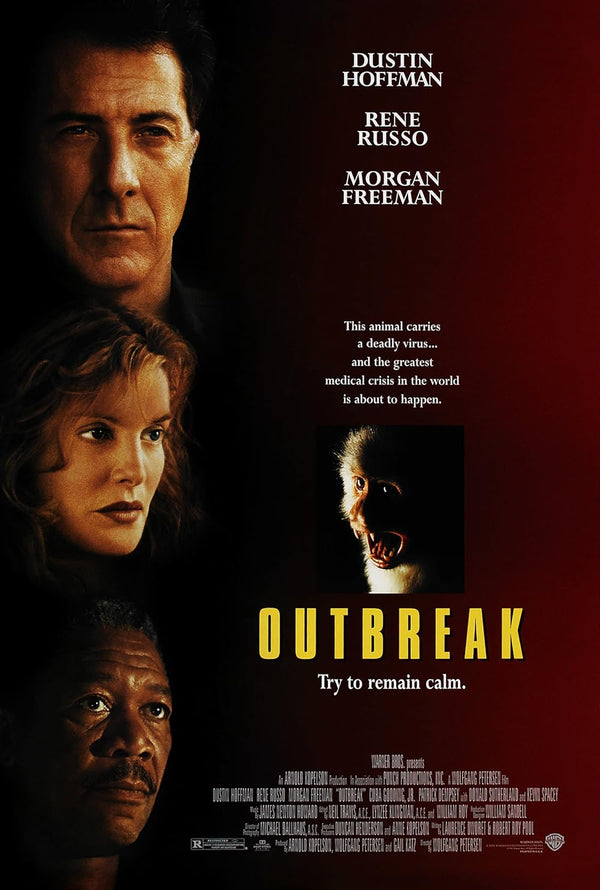 Outbreak (1995) - Action Thriller Movie | Watch Online Movie Poster | Film Wall Art Print