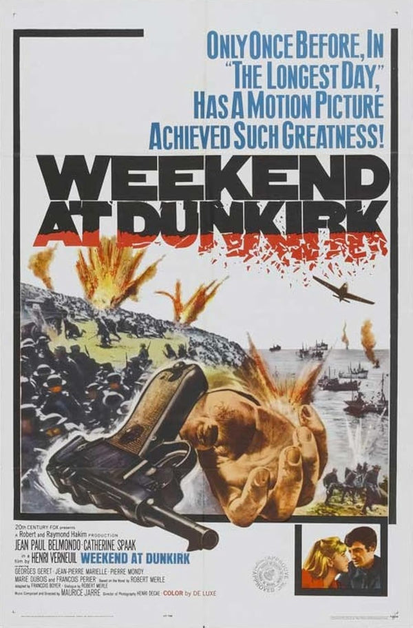 Weekend at Dunkirk (1964) - A Gripping War Drama Film Movie Poster | Film Wall Art Print