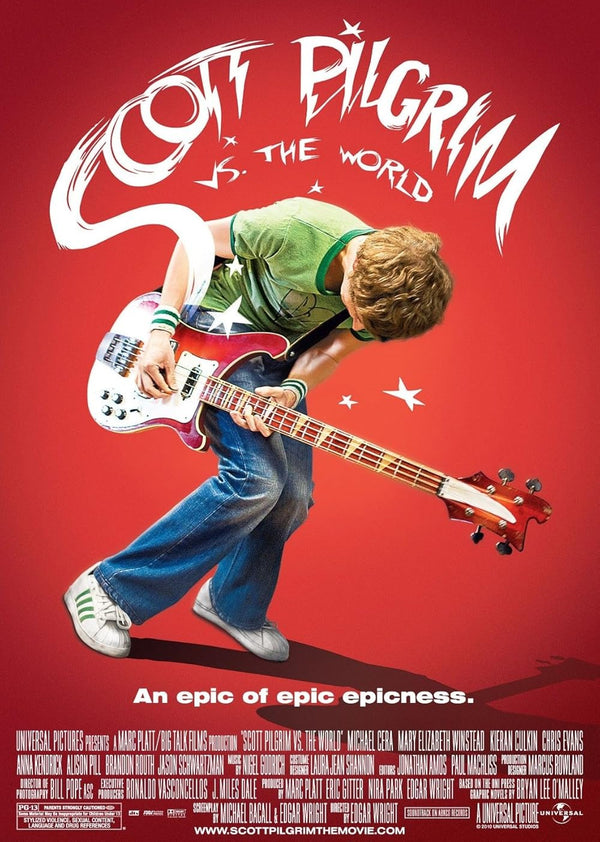 Scott Pilgrim Vs. The World Movie Poster - Official Art Movie Poster | Film Wall Art Print