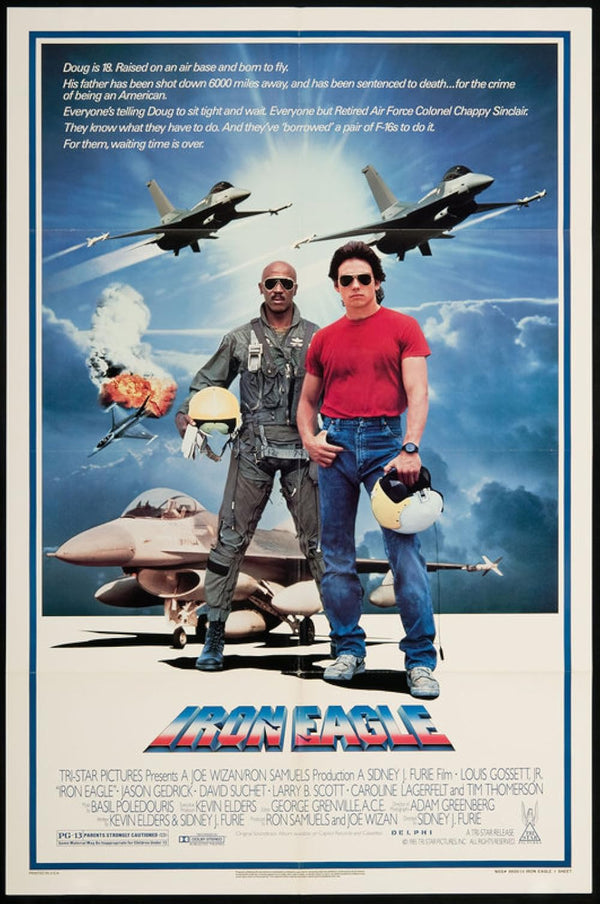 Iron Eagle Movie Poster - Classic 1986 Action Film Movie Poster | Film Wall Art Print
