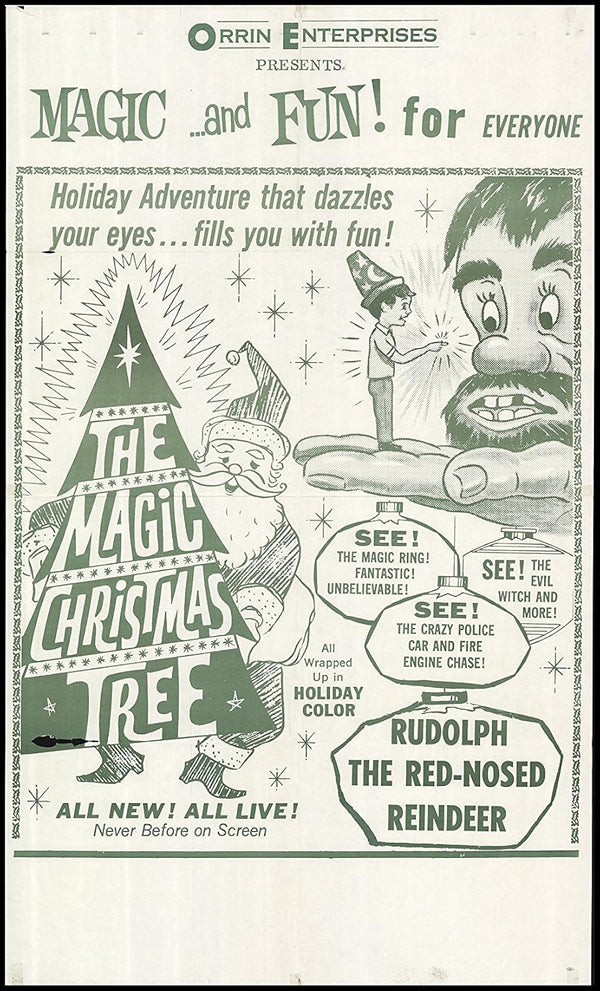 Magic Christmas Tree (1964) - Family Fantasy Drama Poster Movie Poster | Film Wall Art Print