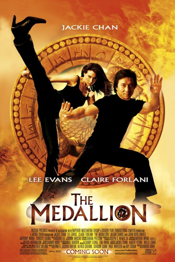 Medallion (2003) - Action Comedy Fantasy Movie Poster Movie Poster | Film Wall Art Print