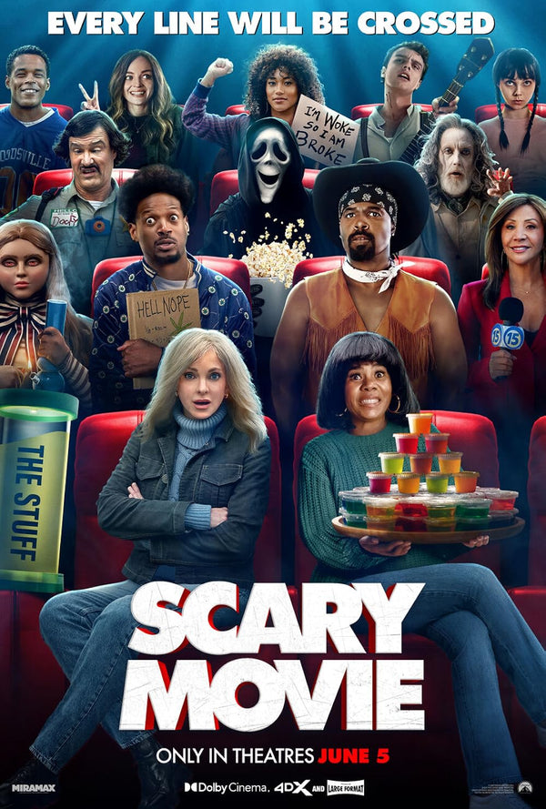 Scary Movie Poster - Iconic Horror Comedy Film Artwork Movie Poster | Film Wall Art Print
