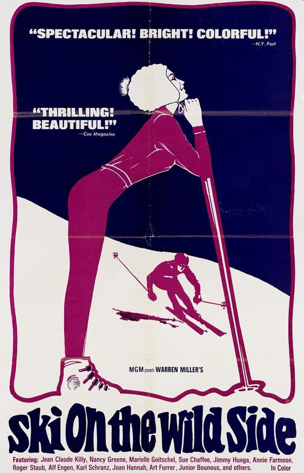 Ski on the Wild Side (1967) – Classic Ski Adventure Documentary Movie Poster | Film Wall Art Print